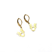 Simple Reindeer Earrings