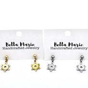 Dainty Snowflake Earrings