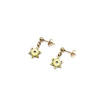 Dainty Snowflake Earrings