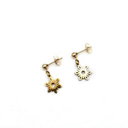 Dainty Snowflake Earrings