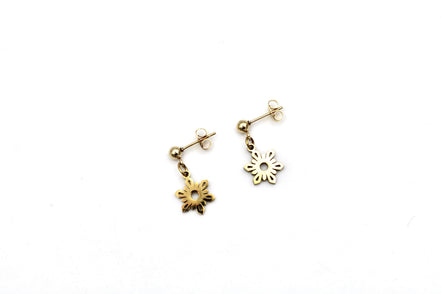 Dainty Snowflake Earrings