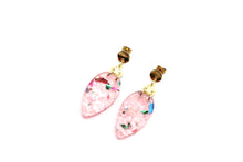Load image into Gallery viewer, Pink Christmas Light Earrings
