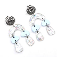 Geometric Snowflake Earrings