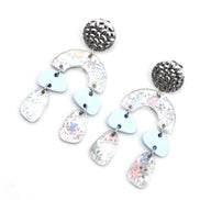 Geometric Snowflake Earrings