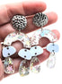 Geometric Snowflake Earrings