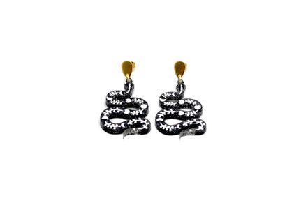 Celestial Snake Earrings