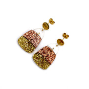 Glitter Candy Corn Earrings