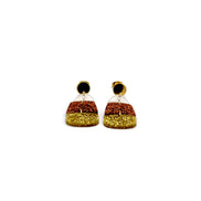Glitter Candy Corn Earrings