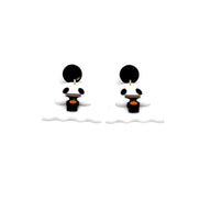 Latte Ghost Earrings