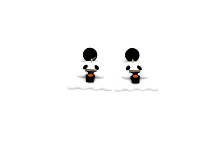 Latte Ghost Earrings