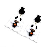 Latte Ghost Earrings
