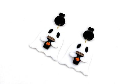 Latte Ghost Earrings