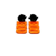 Orange Boo Earrings