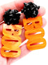 Orange Boo Earrings