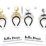 Happy New Year Headband Earrings