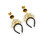 Happy New Year Headband Earrings