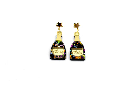 Champagne Bottle Earrings