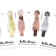 Metallic Nutcracker Earrings
