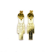 Metallic Nutcracker Earrings