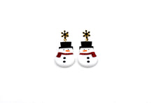 Load image into Gallery viewer, Snowman Earrings
