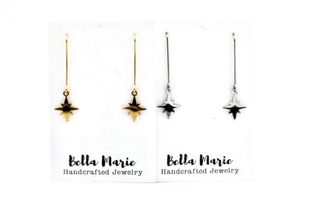 North Star Dangle Earrings