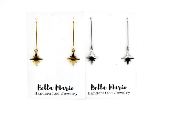 North Star Dangle Earrings
