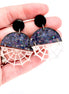 Glow in the Dark Spider Web Earrings