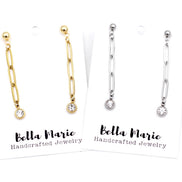 Paperclip Chain Earrings