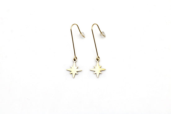 North Star Dangle Earrings