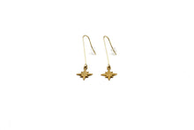 Load image into Gallery viewer, North Star Dangle Earrings
