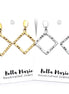 Textured Diamond Earrings