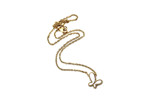 Shell Butterfly Necklace
