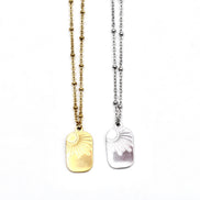 Sun Tag Necklace