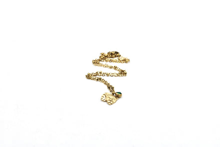 Gold Jungle Cat Necklace