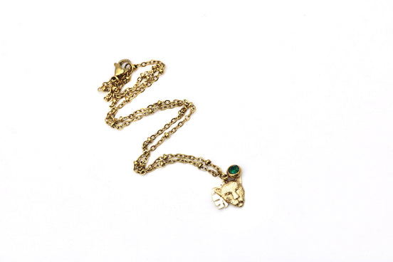 Gold Jungle Cat Necklace