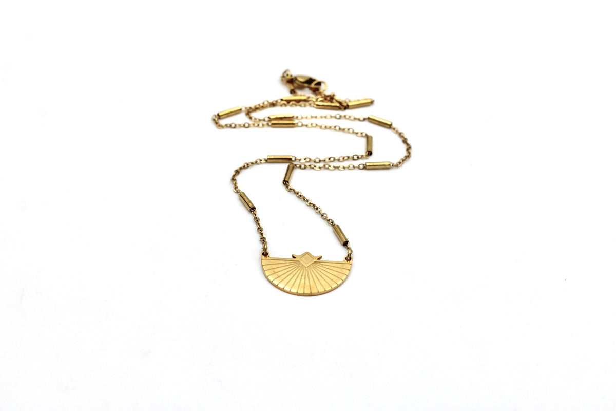 Boho Crescent Necklace