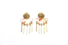Load image into Gallery viewer, Fall Leaf Glitter Earrings
