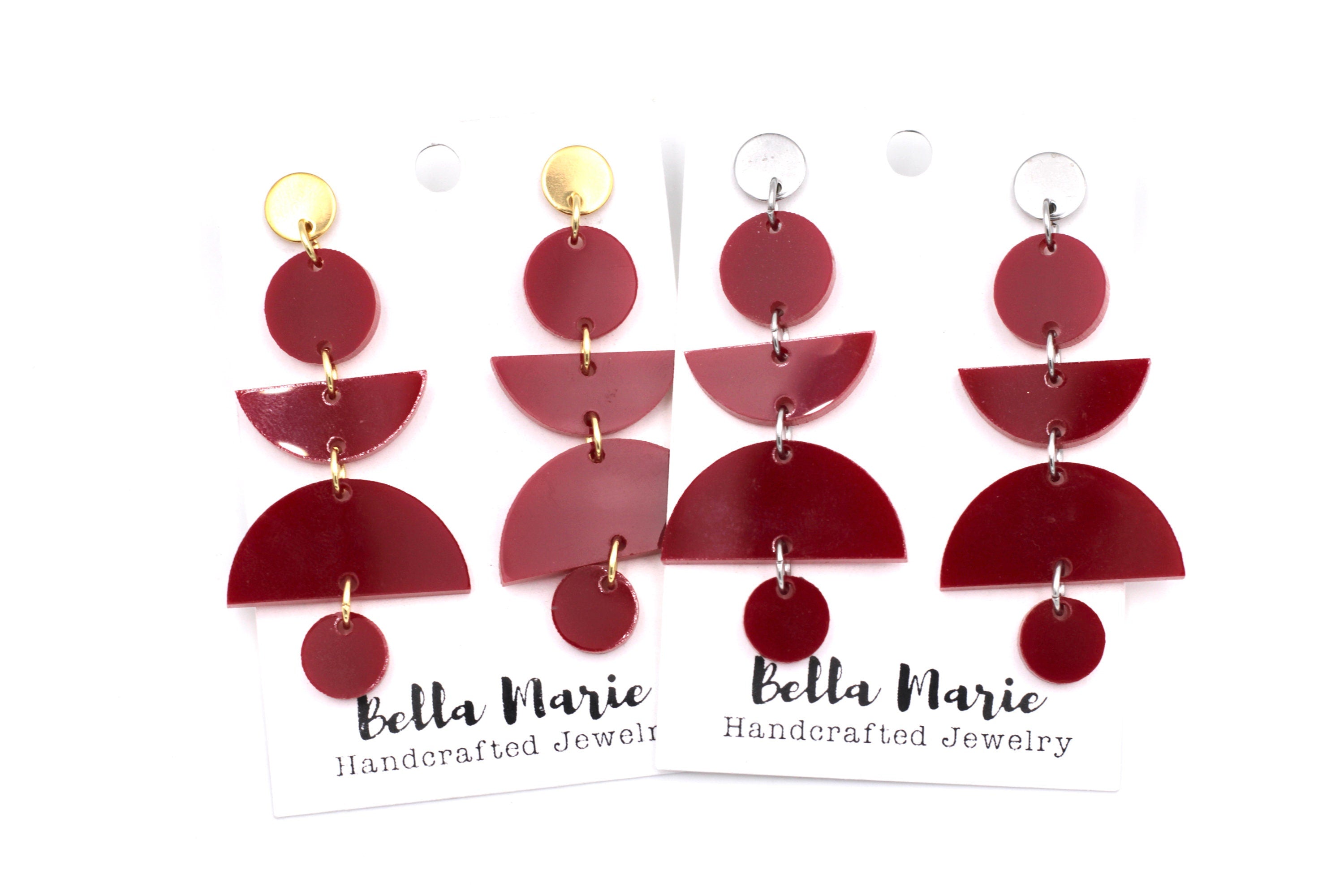 Geometric Acrylic Earrings