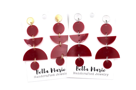 Geometric Acrylic Earrings