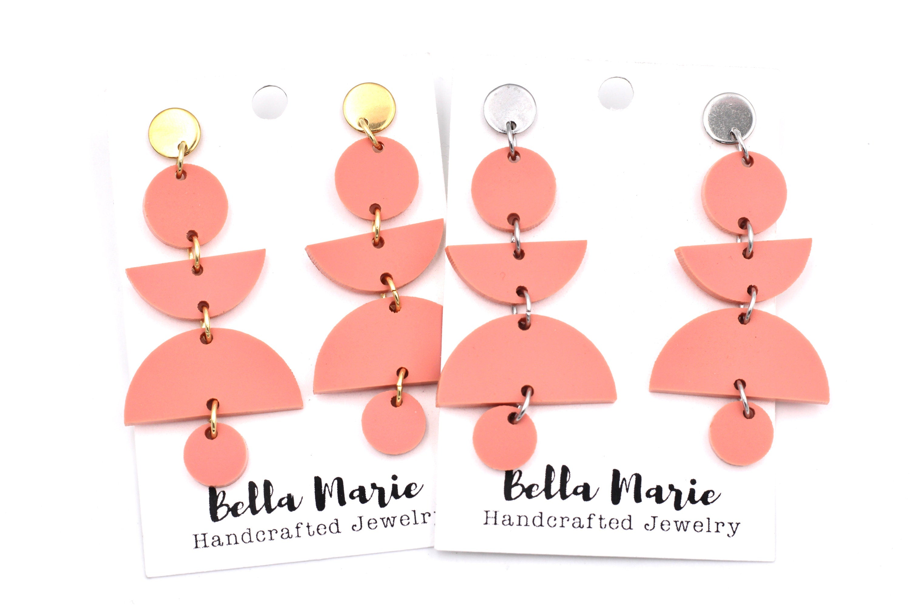 Geometric Acrylic Earrings