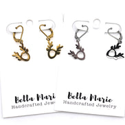Simple Reindeer Earrings