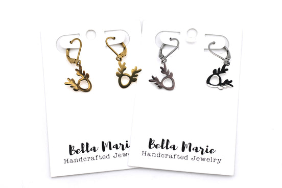 Simple Reindeer Earrings