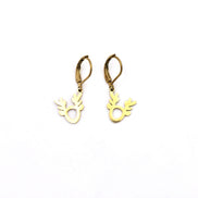 Simple Reindeer Earrings