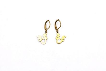 Simple Reindeer Earrings