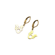 Simple Reindeer Earrings