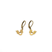 Simple Reindeer Earrings