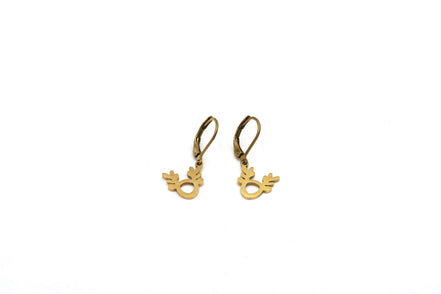 Simple Reindeer Earrings