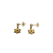 Dainty Snowflake Earrings