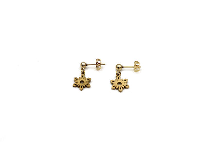 Dainty Snowflake Earrings