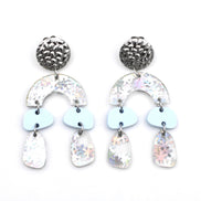 Geometric Snowflake Earrings